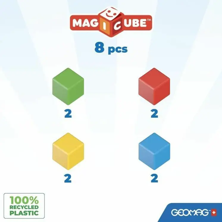 Construction set Geomag Magicube Recycled Creative Set
