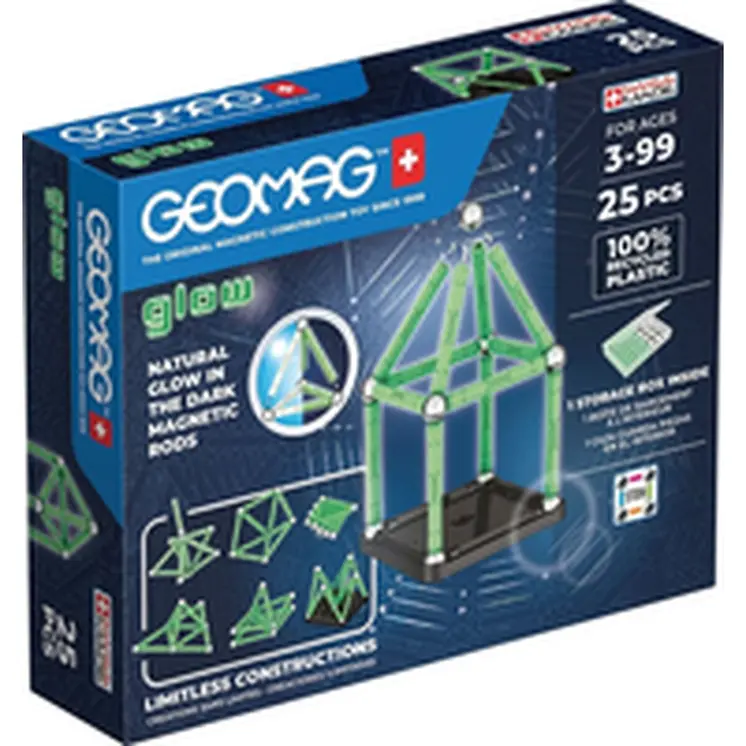 Playset Geomag Glow Recycled 25 Pieces