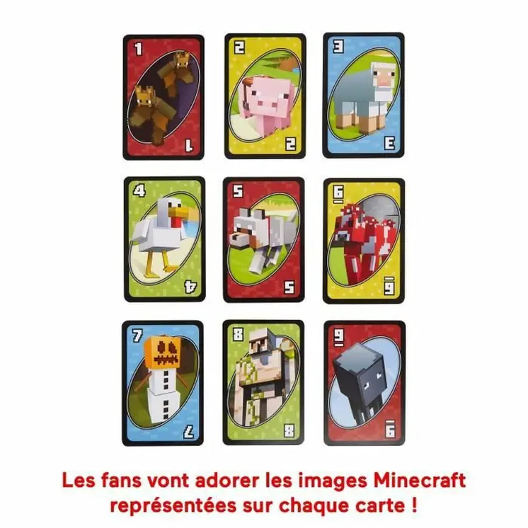 Board game Mattel Uno Minecraft