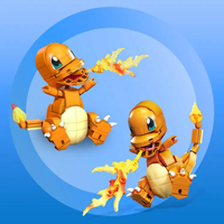 Construction set Pokémon Pokémon Salameche to build 180 Pieces