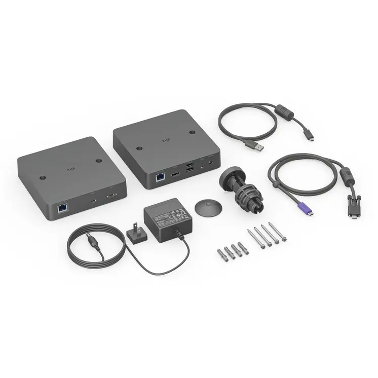 USB Hub Logitech 952-000199 Black