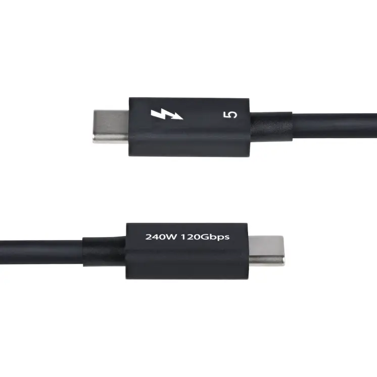 Power Cord Startech TBLT5MM1M240W Black 1 m