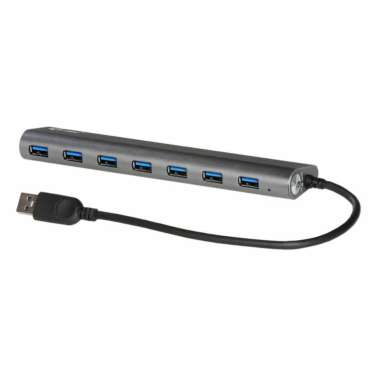USB Hub i-Tec U3HUB778 Silver Black Grey