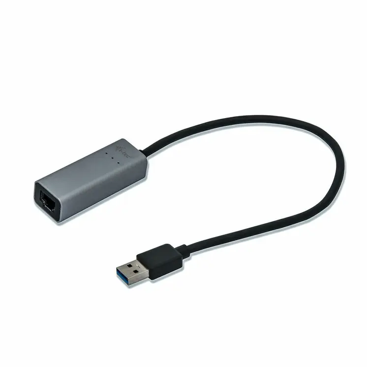 USB to Ethernet Adapter i-Tec U3METALGLAN Black