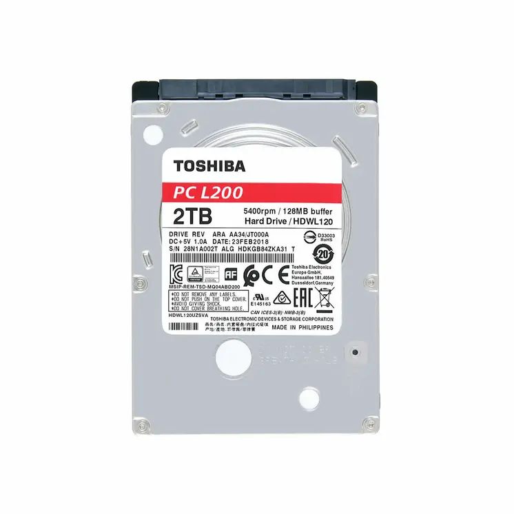 Hard Drive Toshiba HDKGB91ZKA01T 2,5" 2 TB