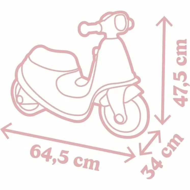 Tricycle Smoby scooter Pink
