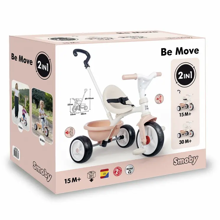 Tricycle Smoby Be Move Pink