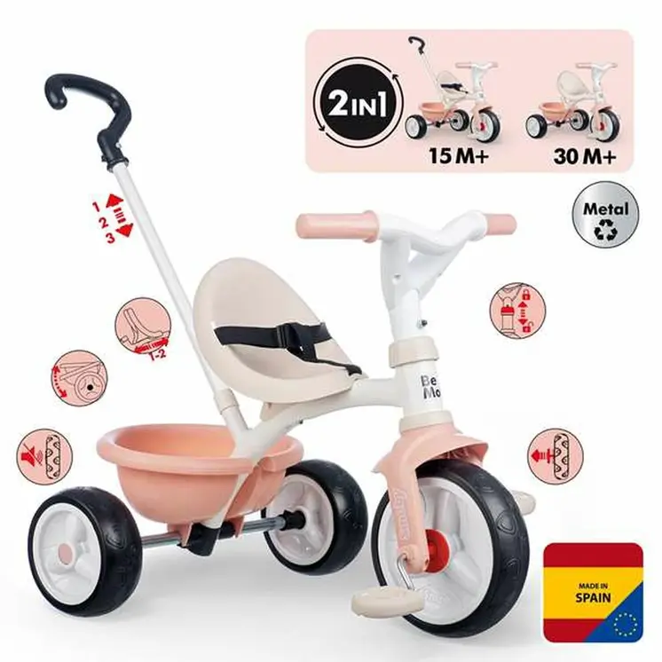 Tricycle Smoby Metallic