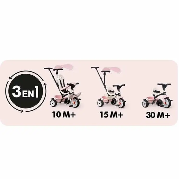 Tricycle Smoby Metallic