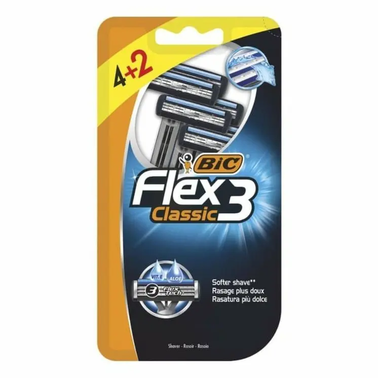 Manual shaving razor Bic (4 Units)