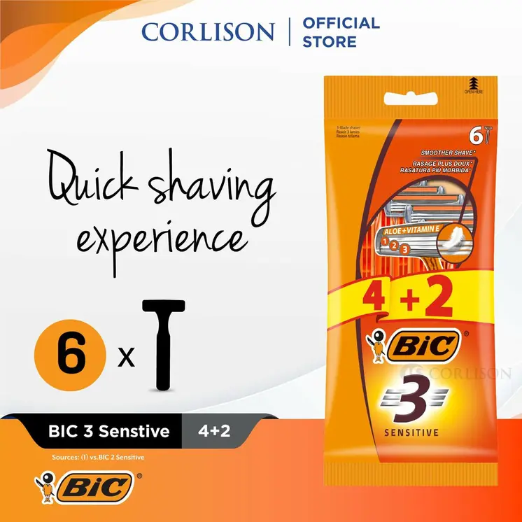 Manual shaving razor Bic