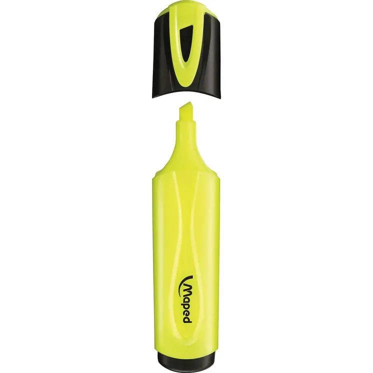 Fluorescent Marker Maped Peps Classic Yellow (12 Units)