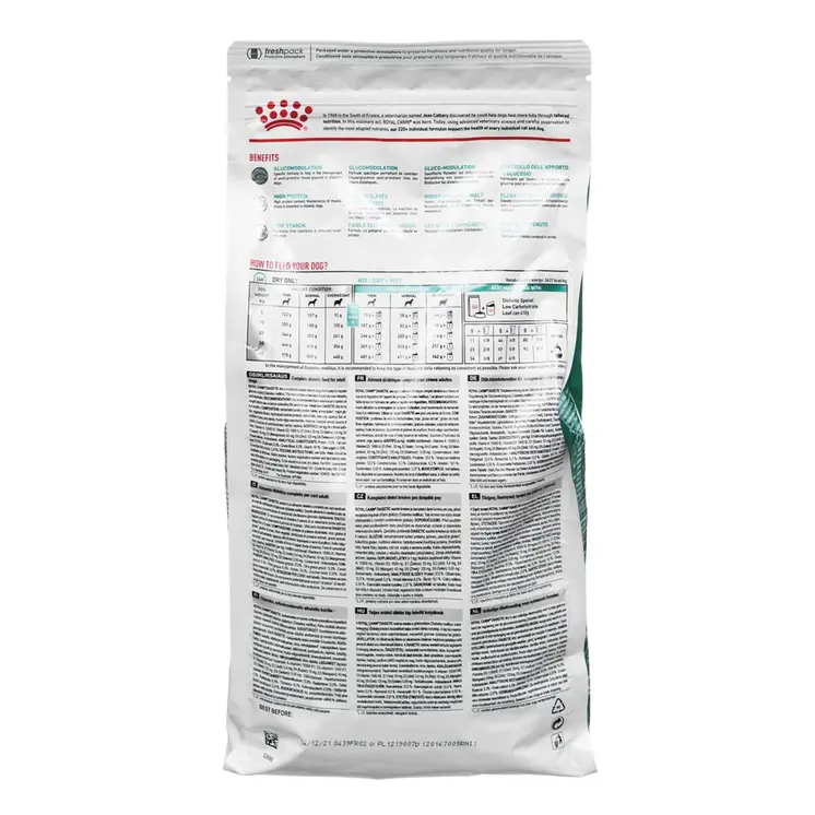 Fodder Royal Canin Diabetic VHN Adult Birds 1,5 Kg