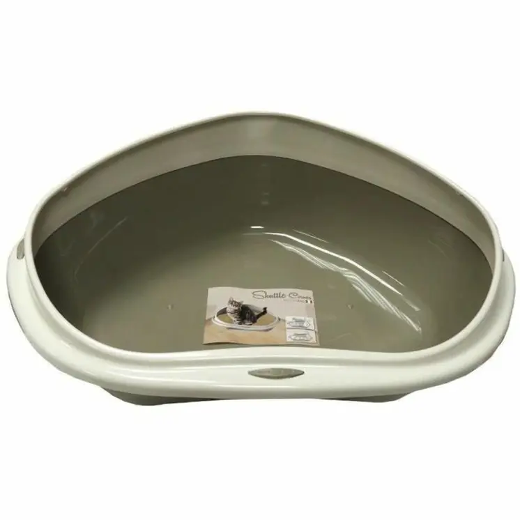 Cat Litter Box Aimé Beige Taupe Plastic