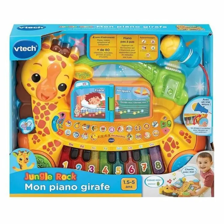 Musical Toy Vtech JUNGLE ROCK - MI PIANO JIRAFA