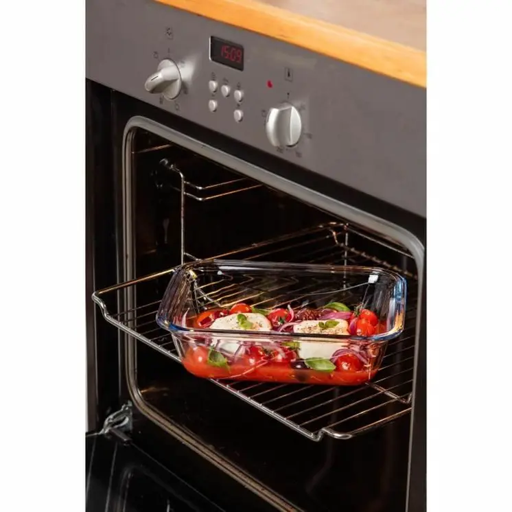 Food Preservation Container Pyrex Blue Transparent Rectangular 800 ml