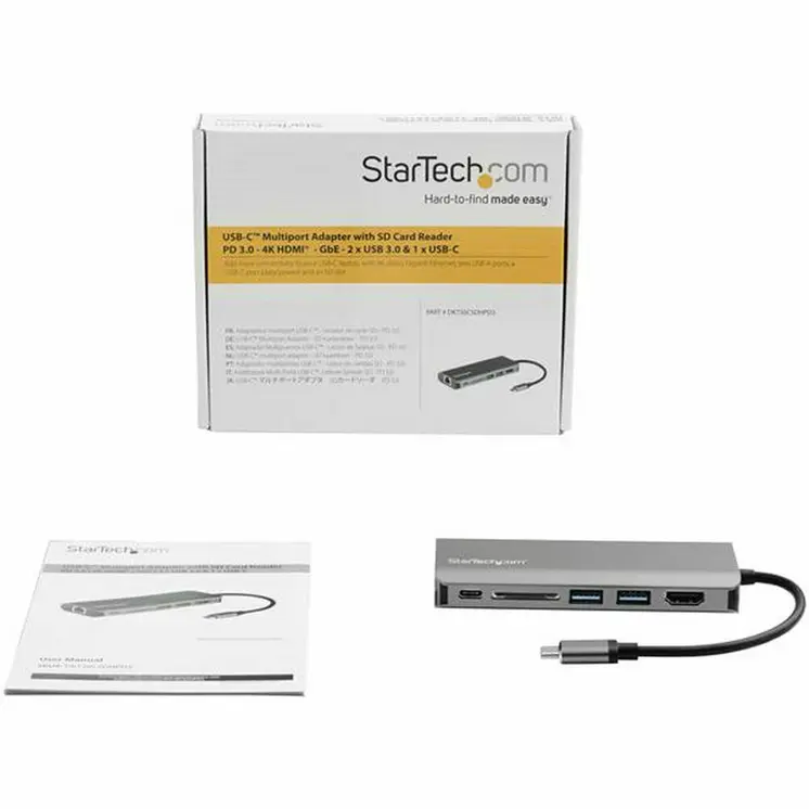 Dockstation Startech DKT30CSDHPD3 Grey 4K Ultra HD