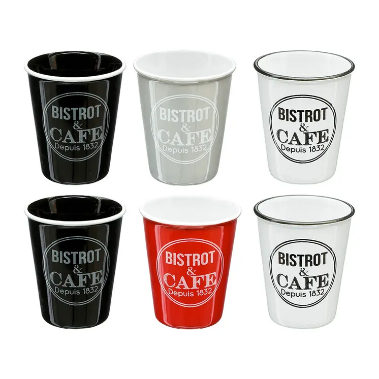 Coffee Set 5five Simply Smart Bistrot Multicolour 110 ml