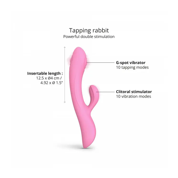 Dual Stimulation Vibe Love to Love Pink