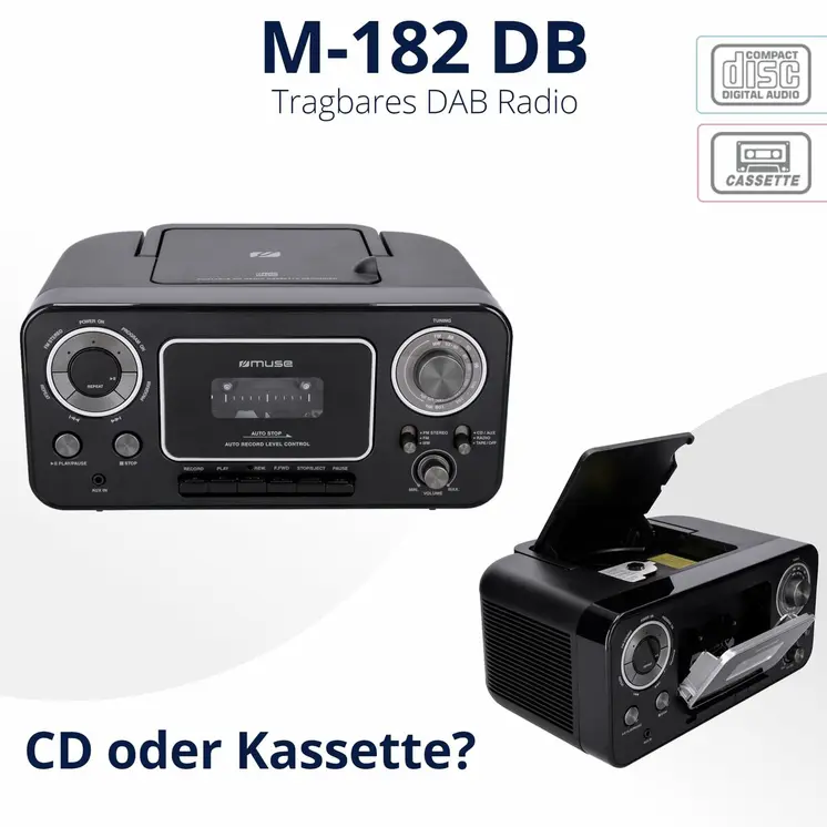 Radio cassette Muse M-182RDC