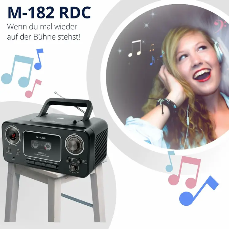 Radio cassette Muse M-182RDC