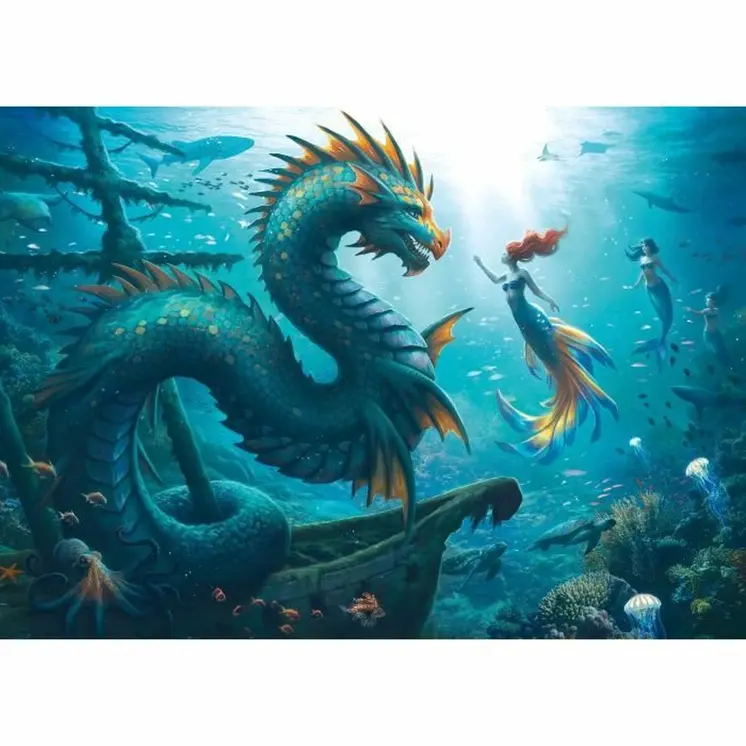 Puzzle Ravensburger Monster 12001434 1000 Pieces