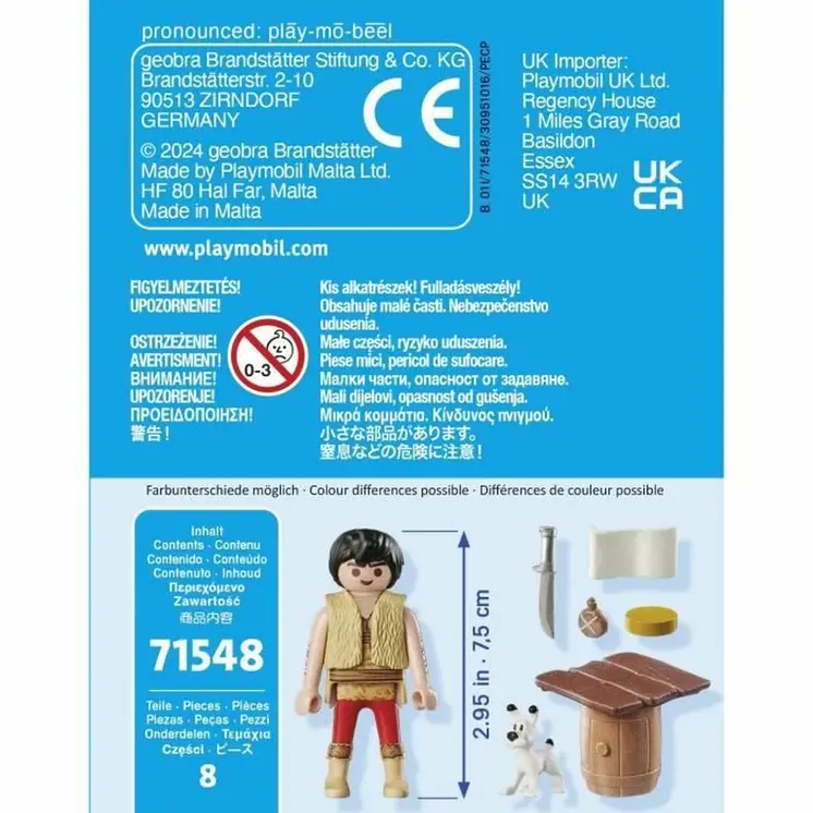 Playset Playmobil Asterix 71548 8 Pieces