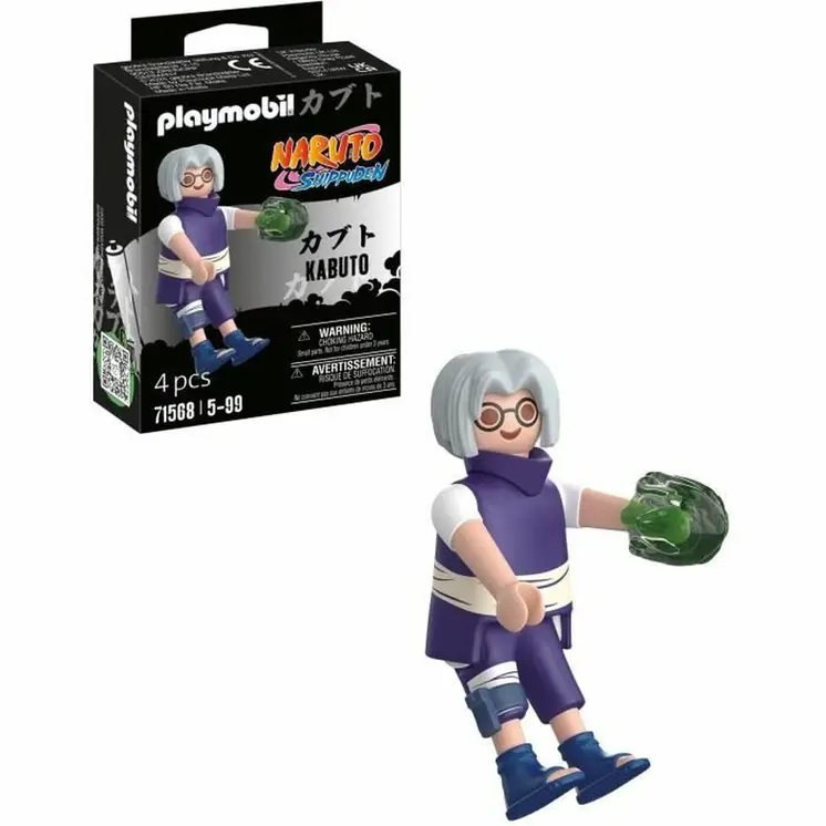 Playset Playmobil Naruto 71568 4 Pieces 4 Units