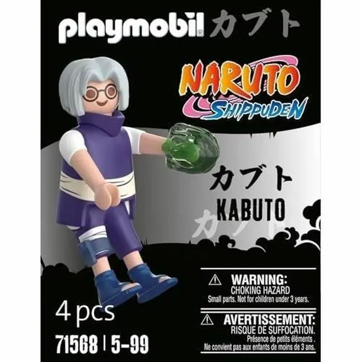 Playset Playmobil Naruto 71568 4 Pieces 4 Units