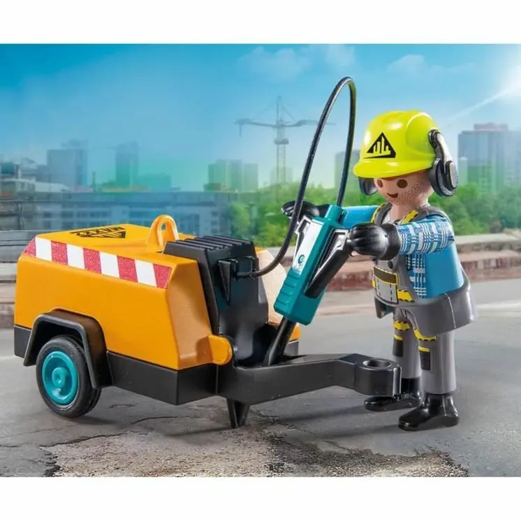 Vehicle Playset Playmobil 71752 14 Pieces
