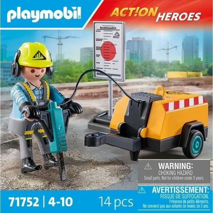 Vehicle Playset Playmobil 71752 14 Pieces