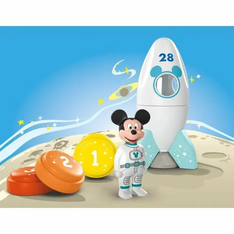 Playset Playmobil Junior 71771 Mickey astronaut Disney 5 Pieces