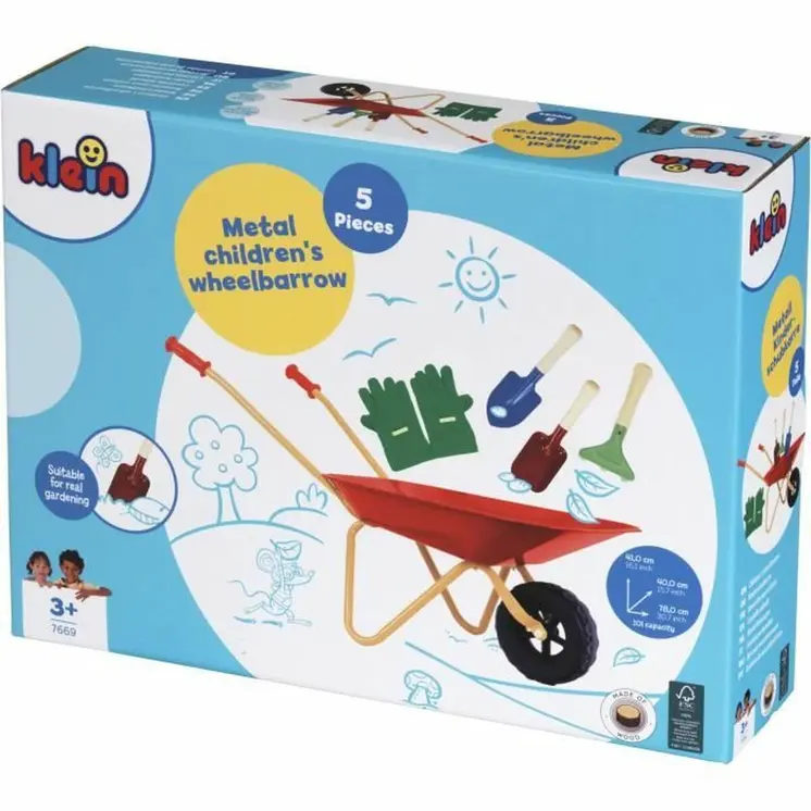 Set of tools for children Klein Multicolour Garden 6 Pieces