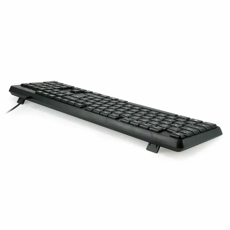 Keyboard Equip 245211 Black Spanish Qwerty