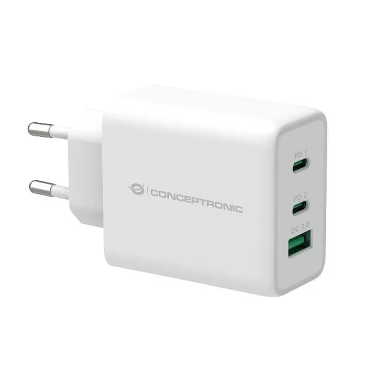 Wall Charger Conceptronic ALTHEA12W White 65 W