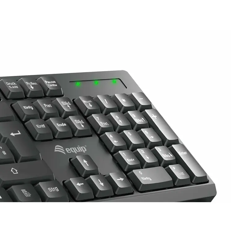 Keyboard Equip 245221 Black Spanish Qwerty Spanish
