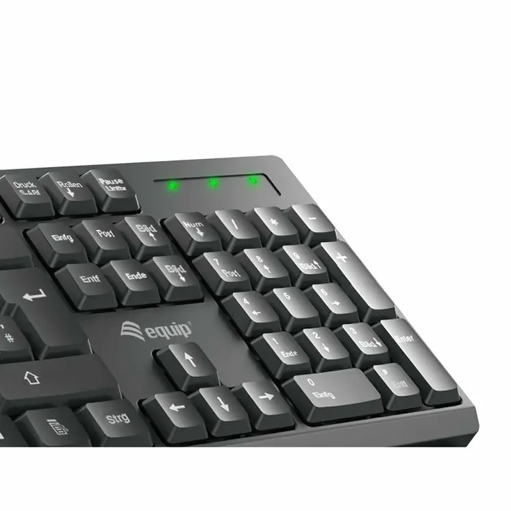 Keyboard Equip 245221 Black Spanish Qwerty Spanish