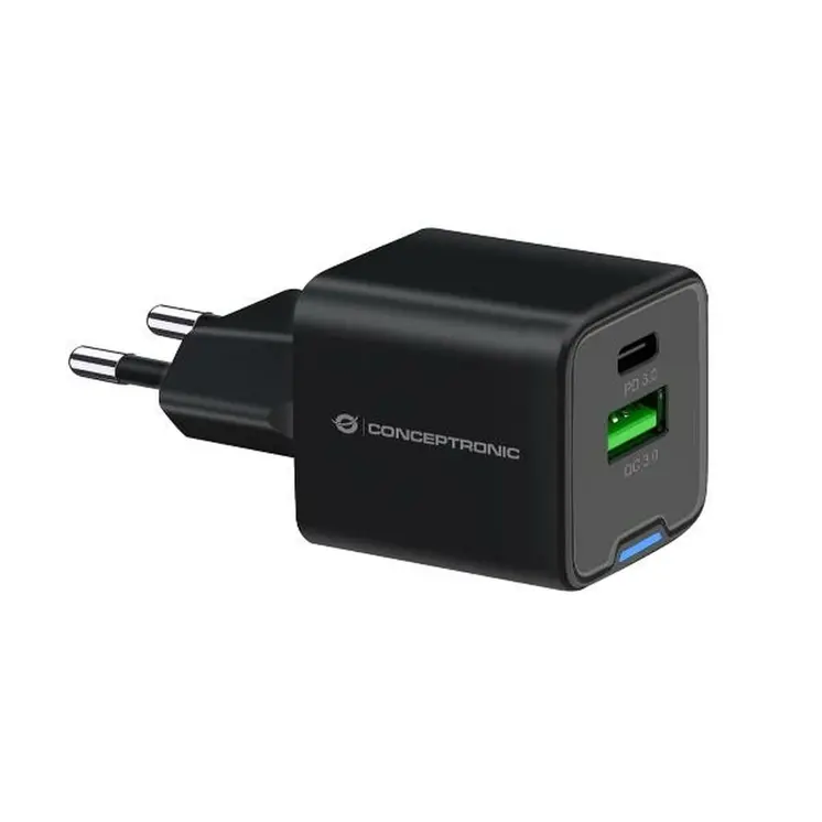 Wall Charger Conceptronic 120550303101 White Black 20 W