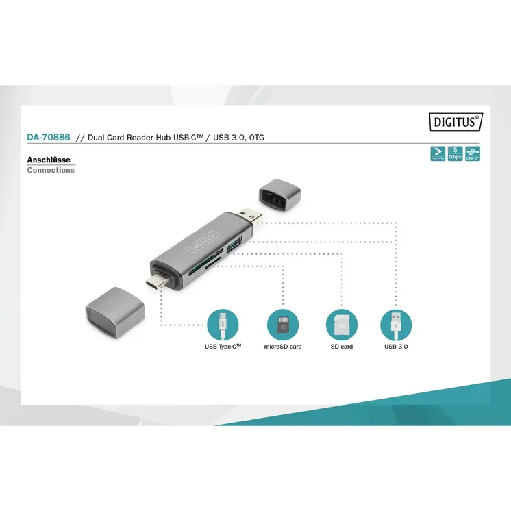 UTP Category 6 Rigid Network Cable Digitus by Assmann DA-70886
