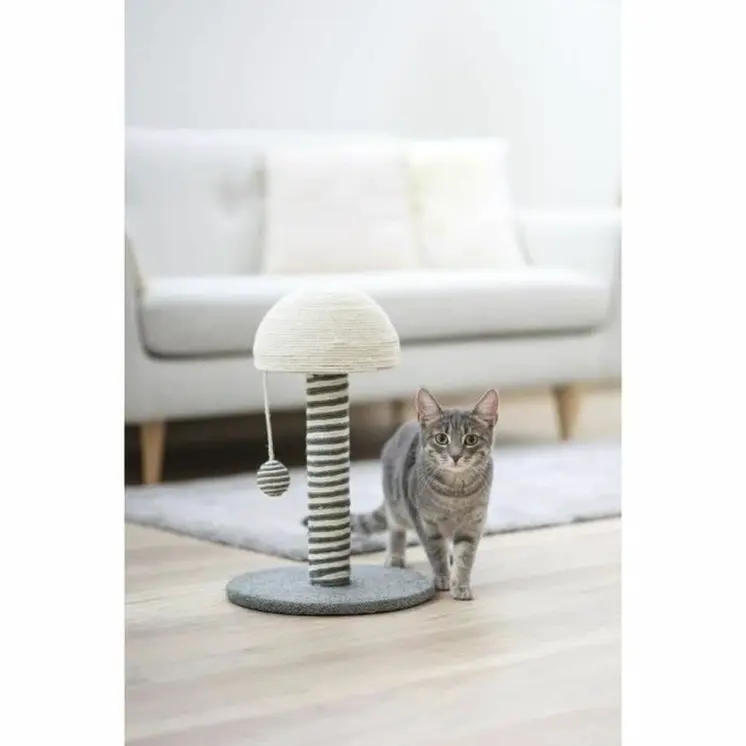 Scratching Post for Cats Kerbl Grey Sisal
