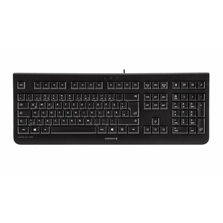 French Keyboard Cherry Spanish Qwerty Black