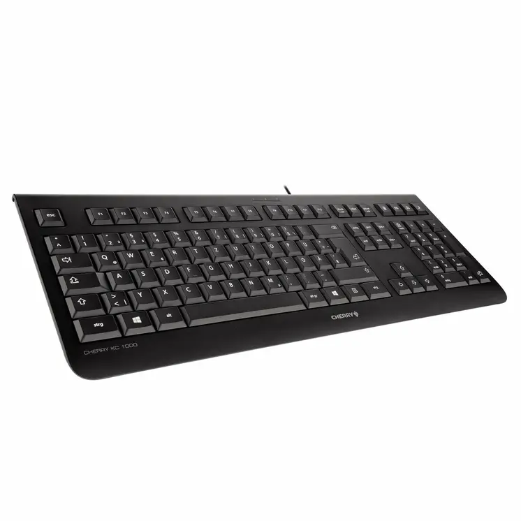 French Keyboard Cherry Spanish Qwerty Black