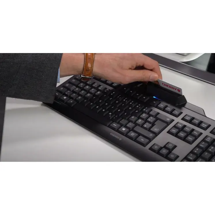 Keyboard Cherry JK-A0400EU-2 Black Spanish Qwerty QWERTZ QWERTY Qwerty US