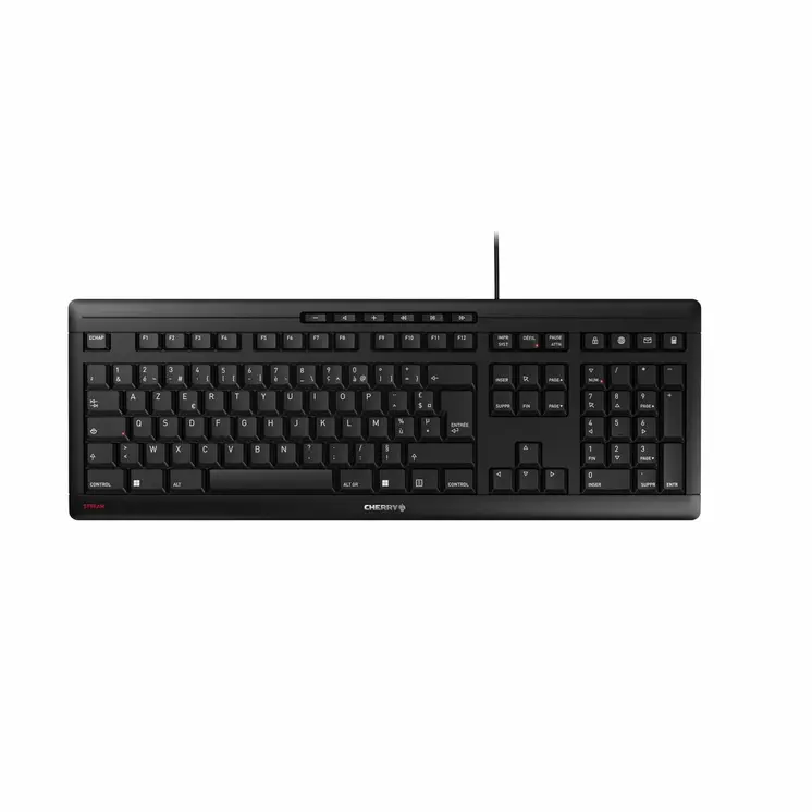 Keyboard Cherry Black AZERTY