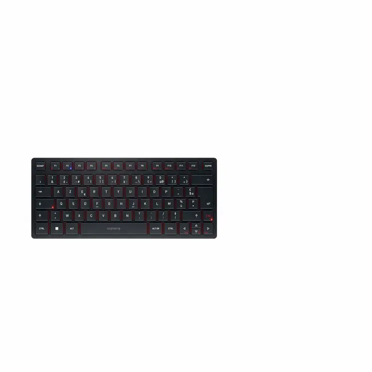 Keyboard Cherry KW 9200 MINI Spanish Qwerty Black