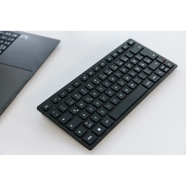 Keyboard Cherry KW 9200 MINI Spanish Qwerty Black