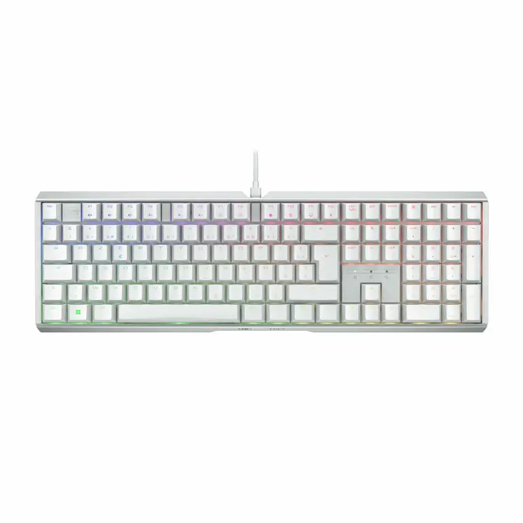 Keyboard Cherry White AZERTY