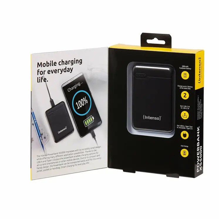 Powerbank INTENSO Black 5000 mAh