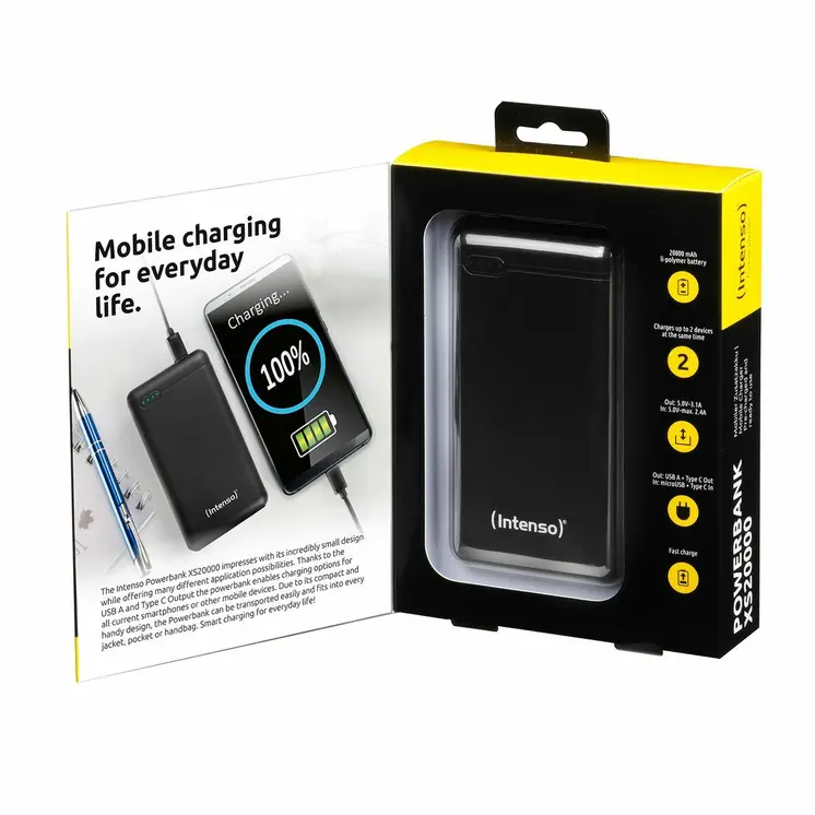 Powerbank INTENSO Black 20000 mAh