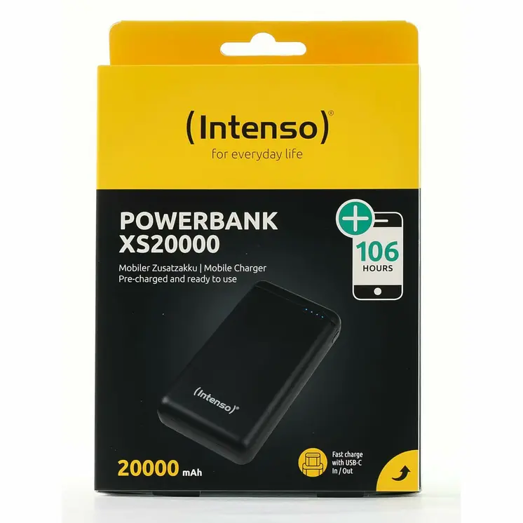 Powerbank INTENSO Black 20000 mAh